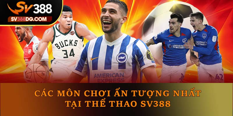 Các môn chơi ấn tượng nhất tại thể thao SV388 Các môn chơi ấn tượng nhất tại thể thao SV388